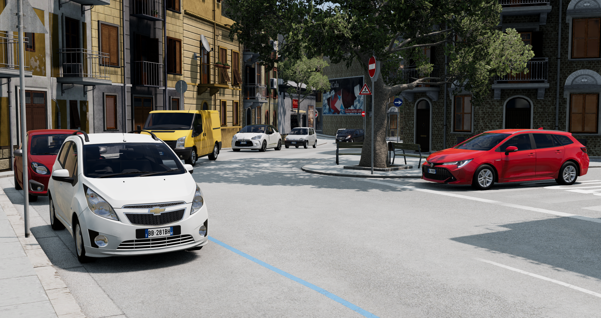 把交通流替换为现实车辆！