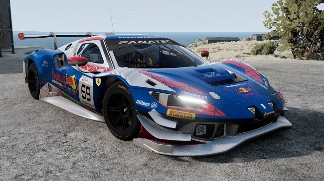 F.e.r.r.a.r.i 296 GT3 v1.0-BGMods-专注于分享模组