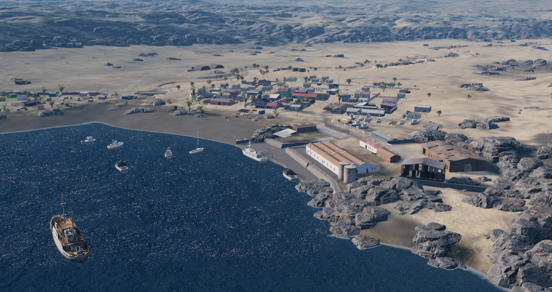 【🔥超写实地图】沙漠小城海岸-BGMods-专注于分享模组