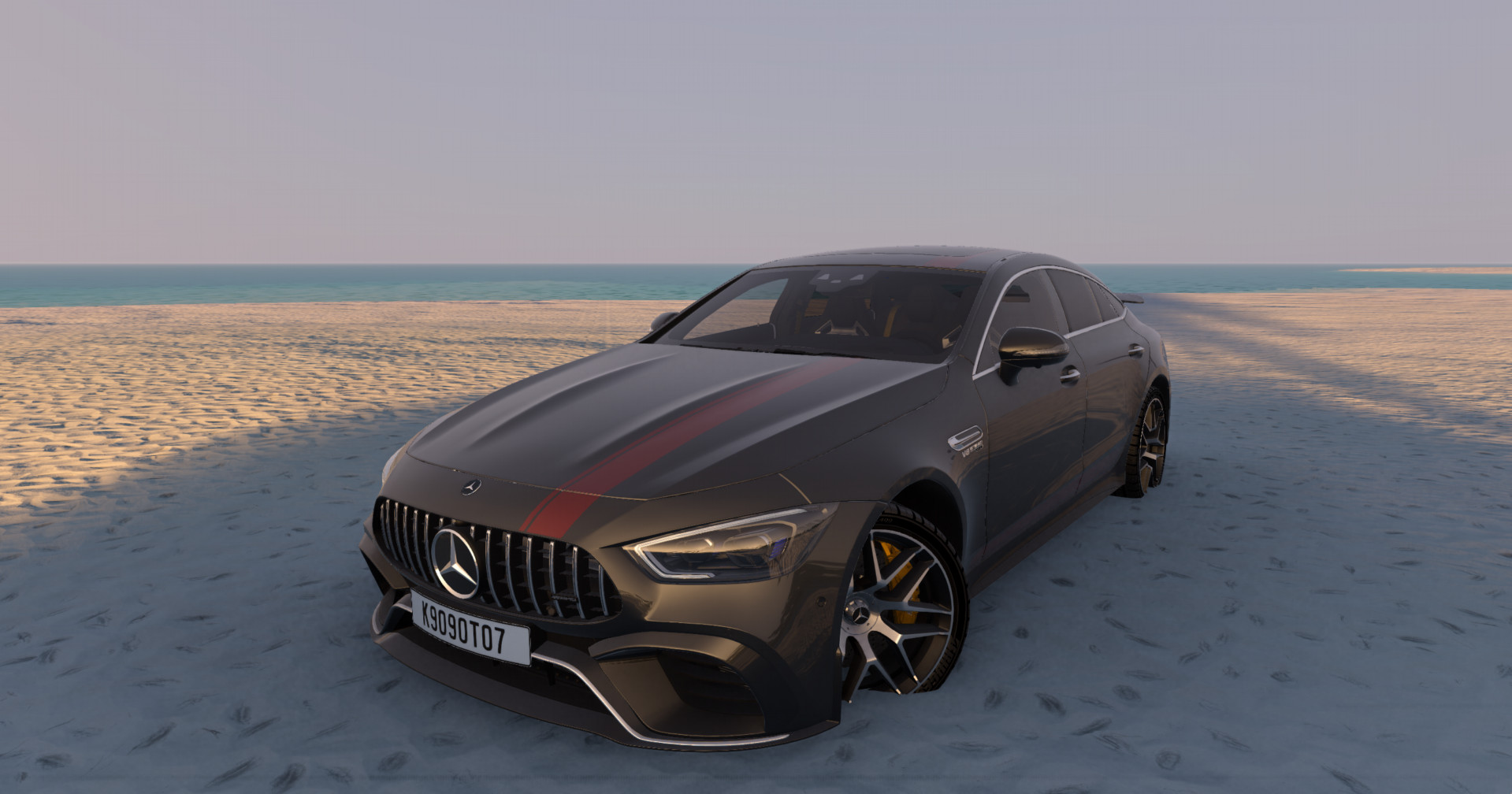梅赛德斯-奔驰 AMG GT 四门 X290 1 长轴距运动比例 · 豪华座舱与精准操控兼得的四门GT-BGMods-专注于分享模组