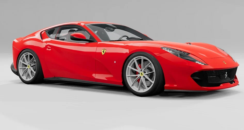 法拉利 812 Superfast 重制版 v4.10 意式前置V12旗舰 · 800马力自然吸气与极致声浪的赛道化身-BGMods-专注于分享模组